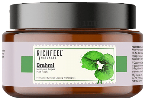 Richfeel Brahmi Hair Pack 500 g  richfeelnaturalscom