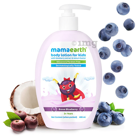 Mamaearth Brave Blueberry Body Lotion for Kids 2 Years Buy pump