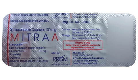 Mitraa 100mg Capsule image