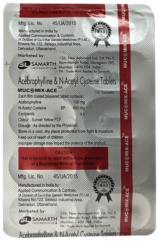 Mucomix-Ace Tablet