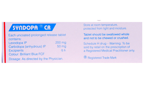 Syndopa CR Tablet image