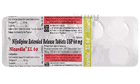 Nicardia XL 60 Tablet