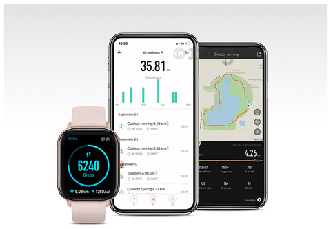 Amazfit Huami GTS Smart Watch Rose Pink Buy box of 1.0 Unit at
