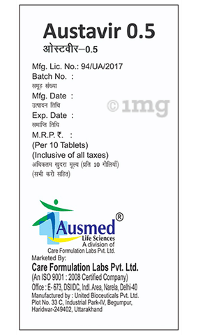 Austavir 0.5 Tablet image