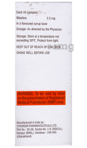 Bilasure Oral Solution image Bilasure Oral Solution image