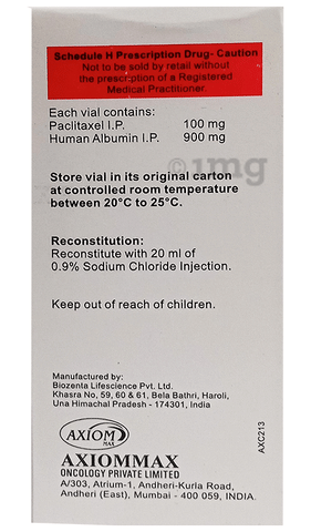 Nab-Axitaxel 100 Injection image
