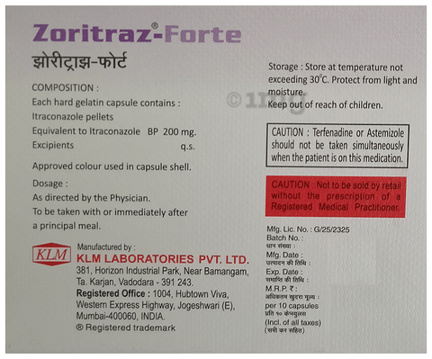 Zoritraz-Forte Capsule image Zoritraz-Forte Capsule image