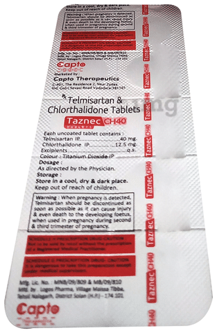 Taznec CH 40 Tablet
