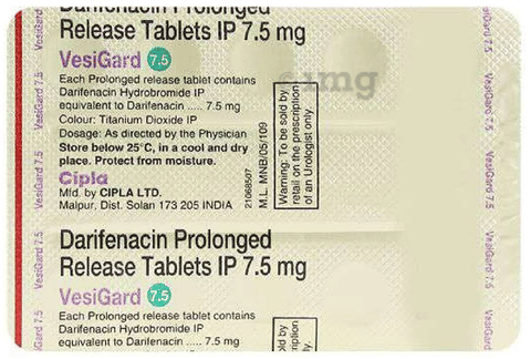 Vesigard 7.5 Tablet PR image