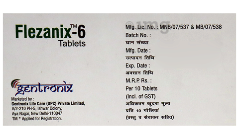 Flezanix 6 Tablet image