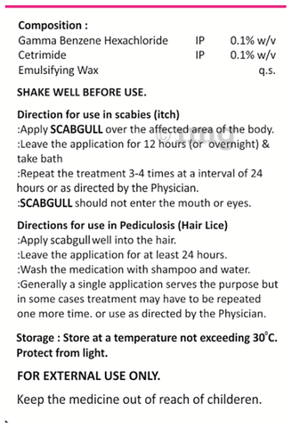 Om Biotec Scabgull  Lotion image