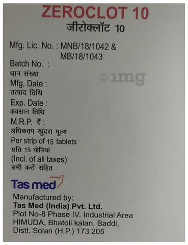 ZEROCLot 10 Tablet image ZEROCLot 10 Tablet image