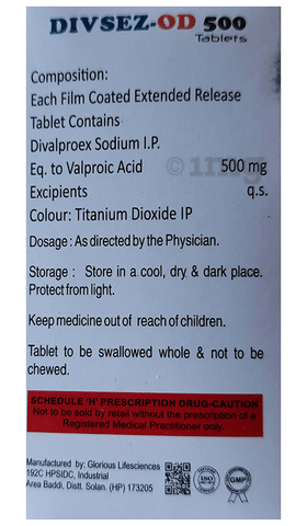 Divsez-OD 500 Tablet ER image