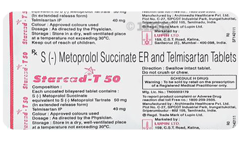 Starcad-T 50 Tablet ER image
