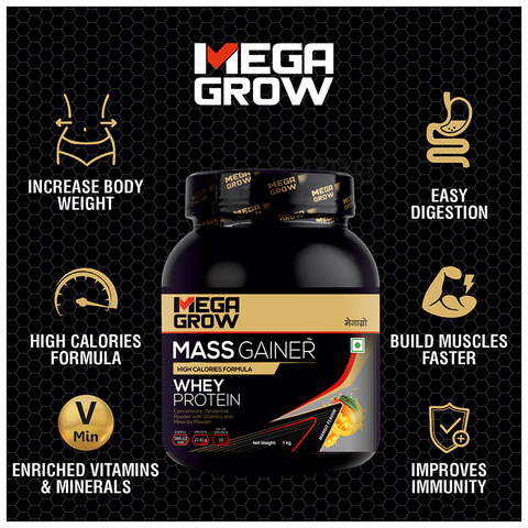 Megagrow Mass Gainer Mango image Megagrow Mass Gainer Mango image