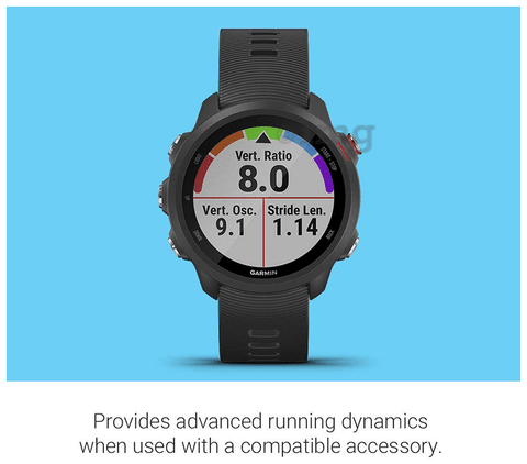 Garmin Forerunner 245 Music Wearable GPS Running Smartwatch Black