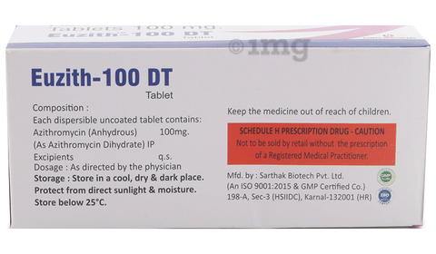 Euzith 100 DT Tablet image
