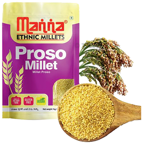 Manna Proso Millet: Buy packet of 1 kg Grains at best price in India | 1mg