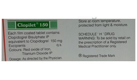 Clopilet 150 Tablet image