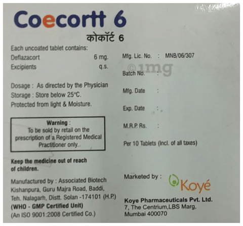 Coecortt 6 Tablet image Coecortt 6 Tablet image