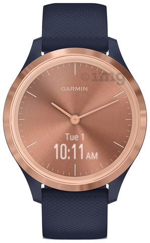 Garmin Vivomove 3S Hybrid Smartwatch Navy with Rose Gold Buy box