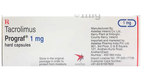 Prograf 1mg Hard Capsule image Prograf 1mg Hard Capsule image