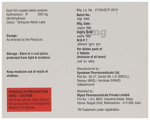 Azthris 500 Tablet image