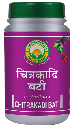 Basic Ayurveda Chitrakadi Bati image Basic Ayurveda Chitrakadi Bati image