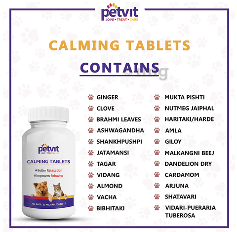 Petvit Tablet Calming image
