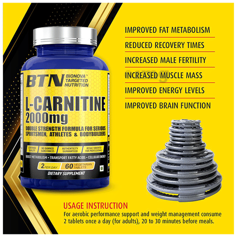 2000mg l carnitine a day MARNYS® L-Carnitine 2000 20 vials main image 0