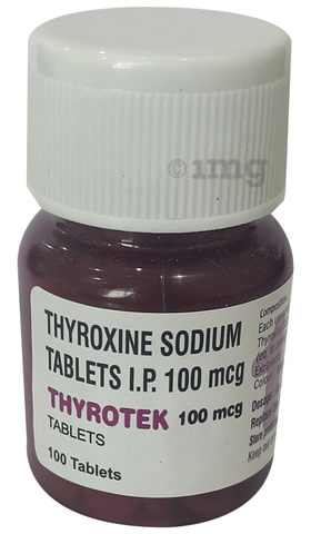 Thyrotek 100mcg Tablet image