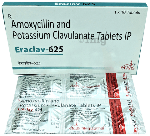 Eraclav 625 Tablet image