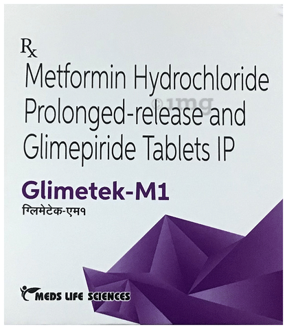 Glimetek-M 1 Tablet PR image Glimetek-M 1 Tablet PR image
