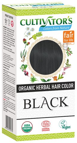 Cultivator's Organic Herbal Hair Color Black: Buy box of 4 pouches at best price in India | 1mg Cultivator's Organic Herbal Hair Color Black: Buy box of 4 pouches at best price in India | 1mg