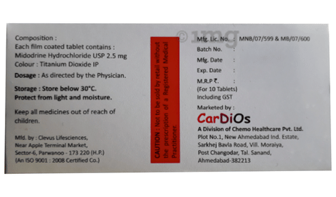 Midores 2.5 Tablet image