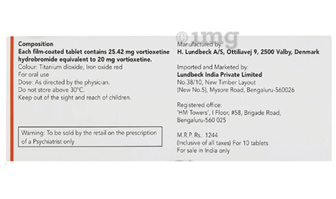 Brintellix 20mg Tablet image