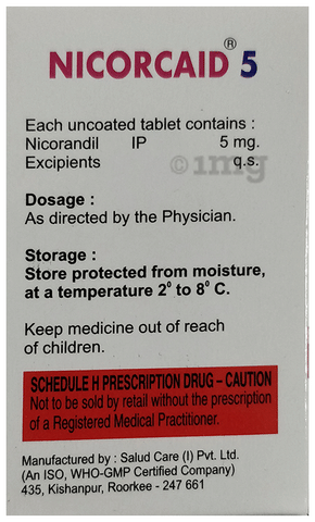 Nicorcaid 5 Tablet image