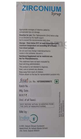 Zirconium Syrup image