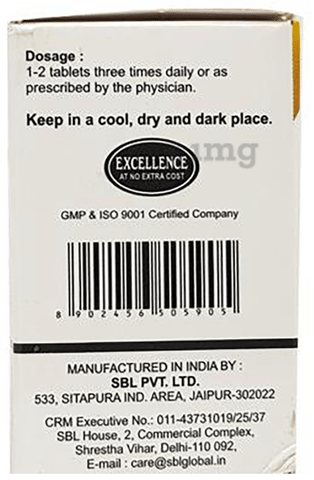 SBL Aurum Muriaticum Natronatum Trituration Tablet 3X: Buy ...