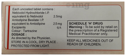 Nodon AM 2.5 mg/2.5 mg Tablet