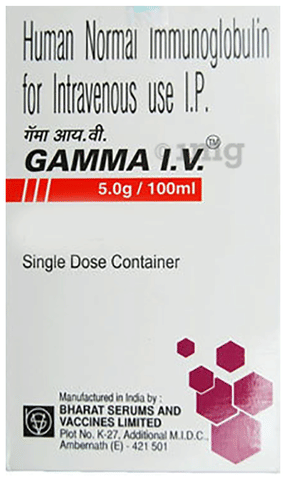 Gamma I.V. 5gm Infusion image Gamma I.V. 5gm Infusion image