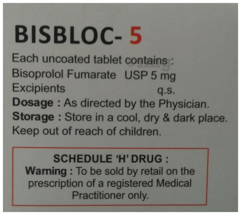 Bisbloc 5 Tablet image Bisbloc 5 Tablet image