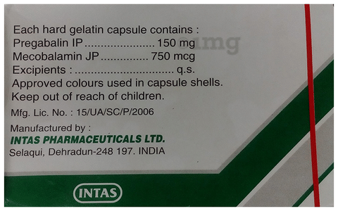 Pregabid ME 150 Capsule