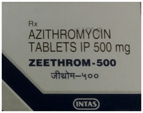 Zeethrom 500 Tablet image Zeethrom 500 Tablet image