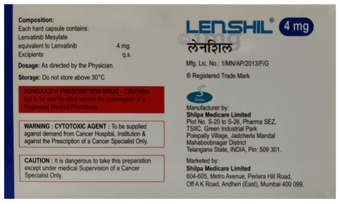 Lenshil 4mg Capsule image