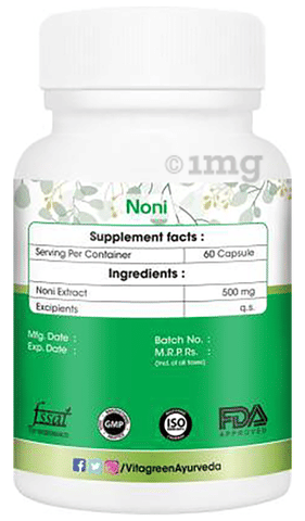 Vitagreen Noni Capsule image Vitagreen Noni Capsule image