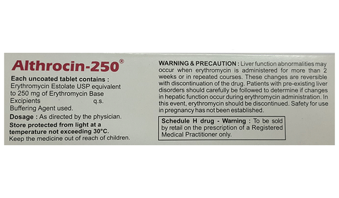 Althrocin 250 Tablet image