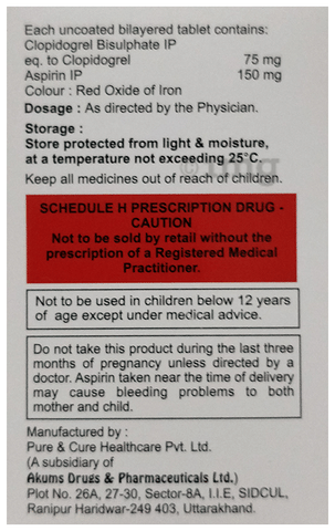 Clopicaid-A 150 Tablet image