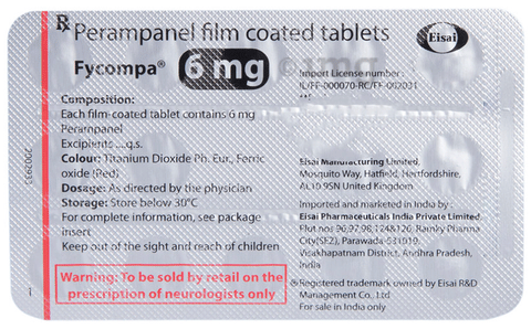 Fycompa 6mg Tablet image