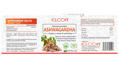 Elcon Ashwagandha Capsule image Elcon Ashwagandha Capsule image